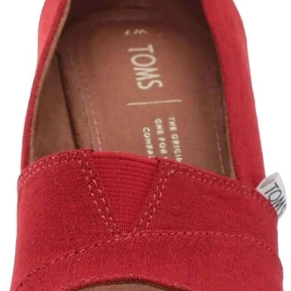 TOMS Women's Classic Espadrille Wedge Sandal 6W - Picture 2 of 3